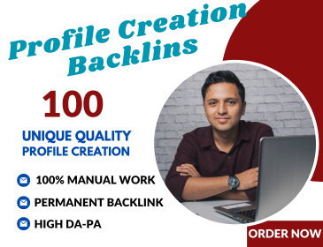 I Will Provide 100 High Quality Profile Creation Backlink to boost up your Website Ranking