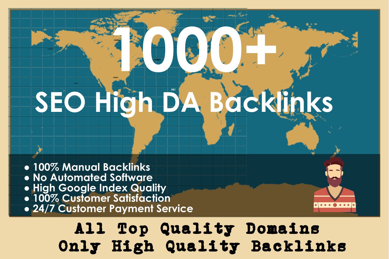 Create High-Quality 100+ Seo BackLinks Manual Permanent Reverse Foreign Trade Link Posts
