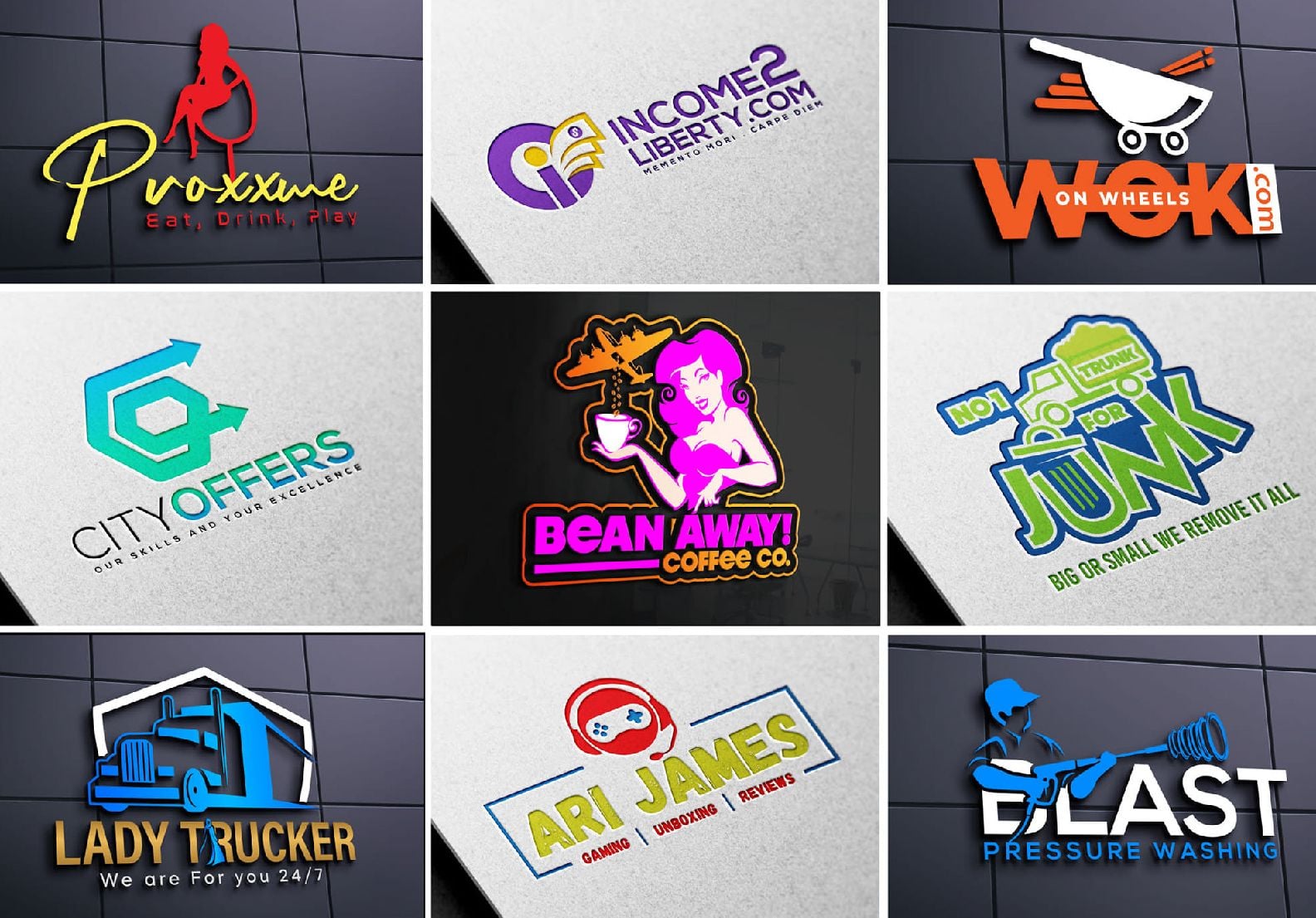 I will do unique and modern minimalist business logo design