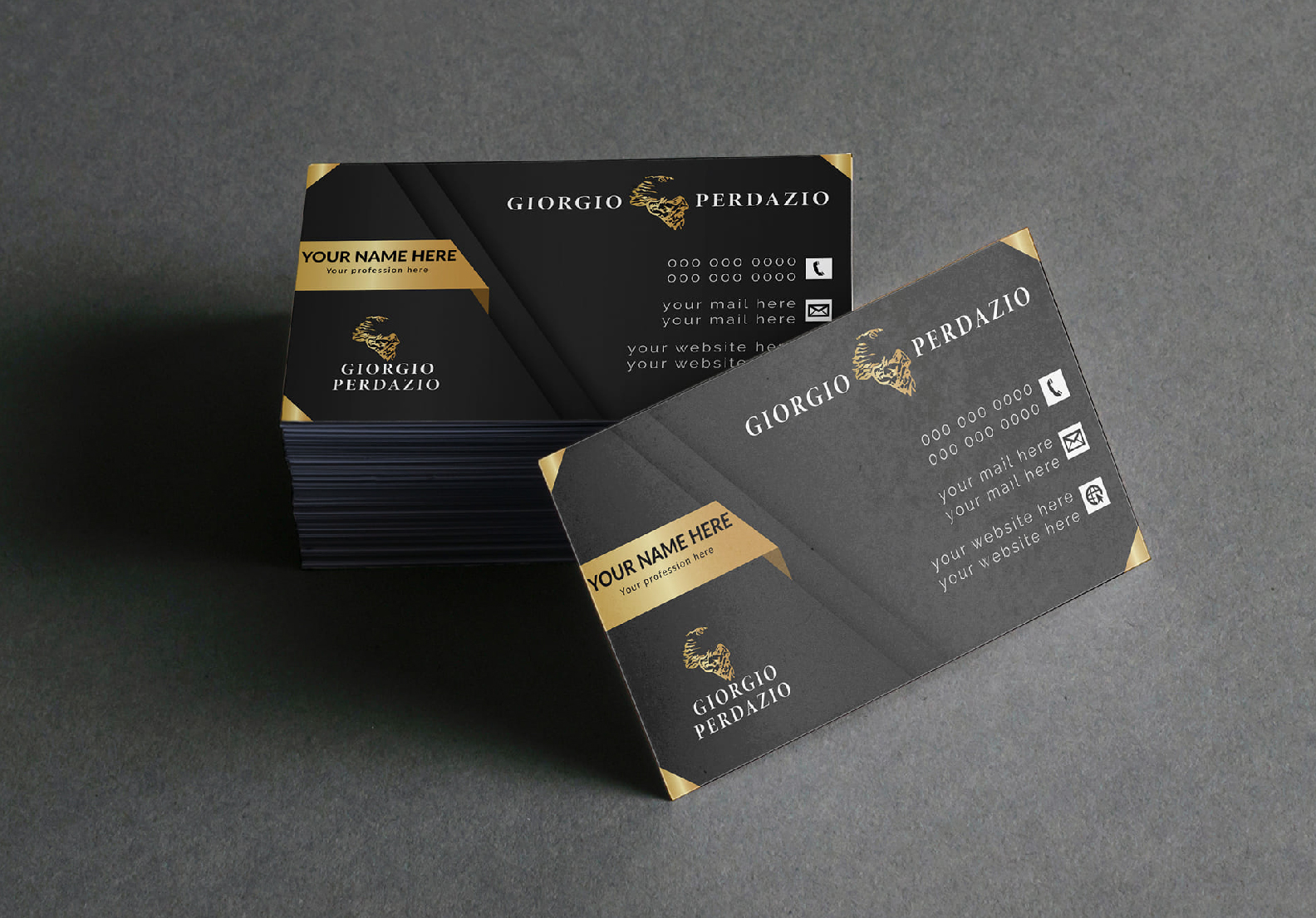 I will create digital luxury and professional business card in 24 hours