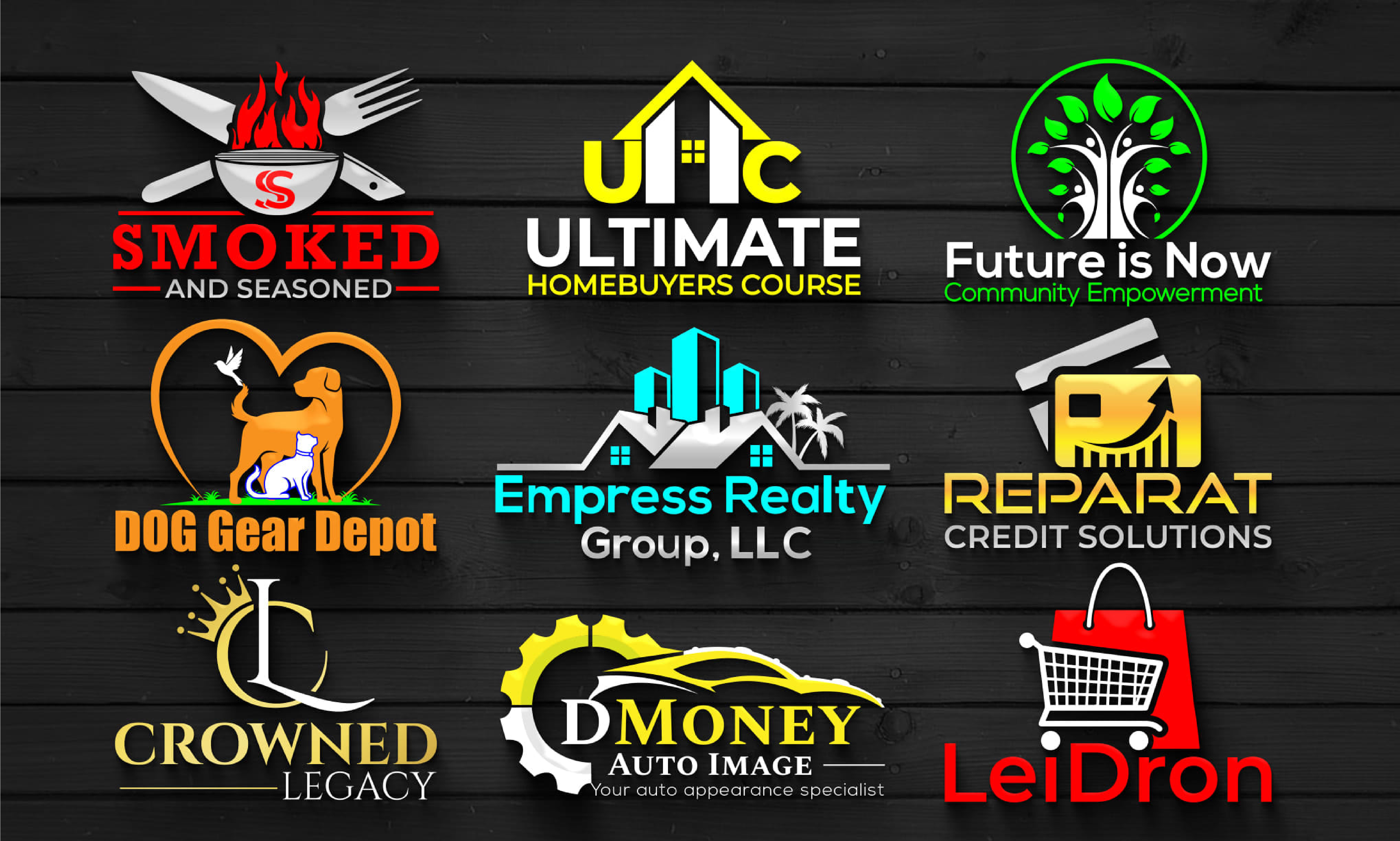 I will do modern business logo creation for your brand or company