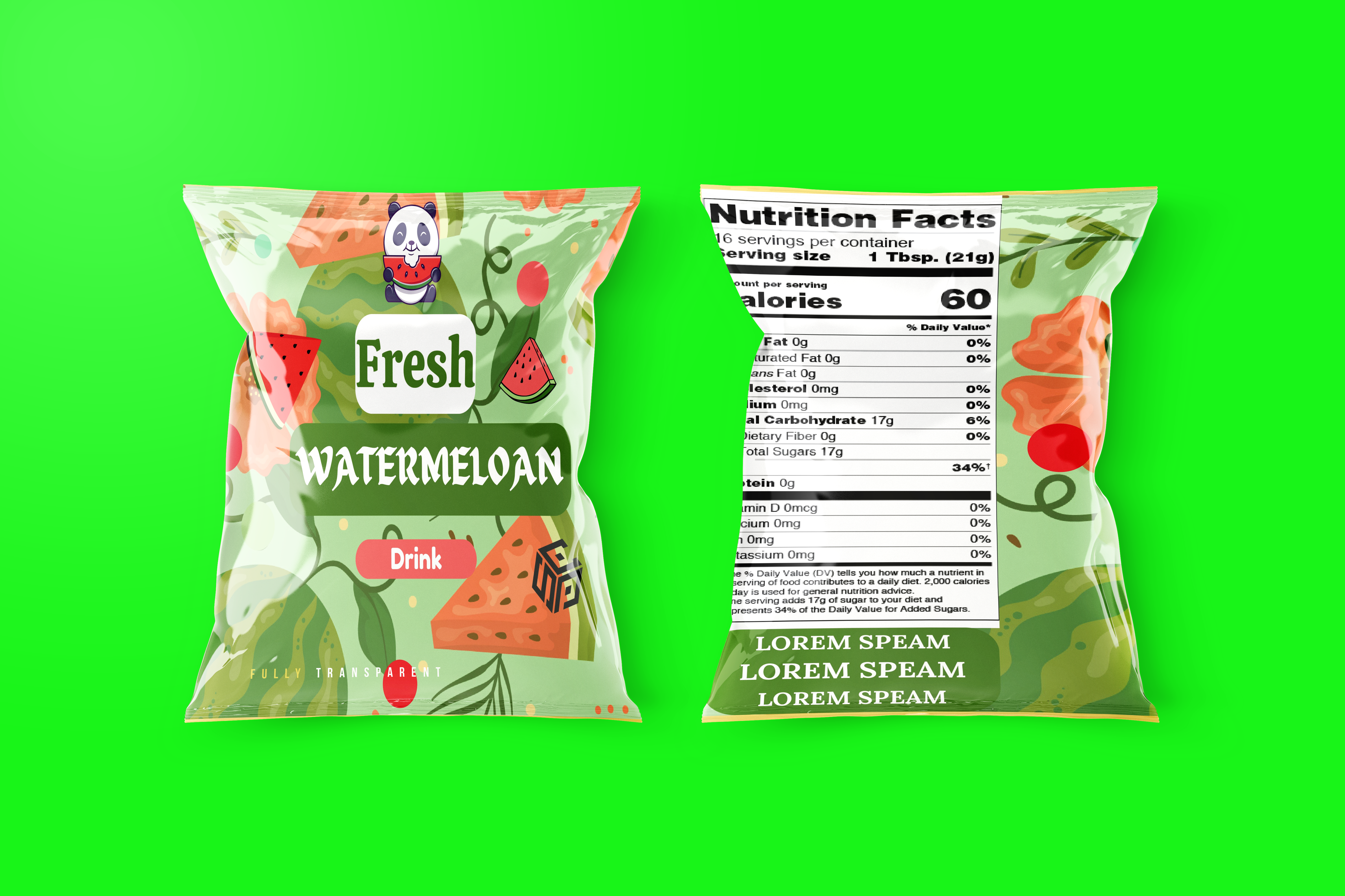 I will do premium product label, packaging, pouch bag design for brand