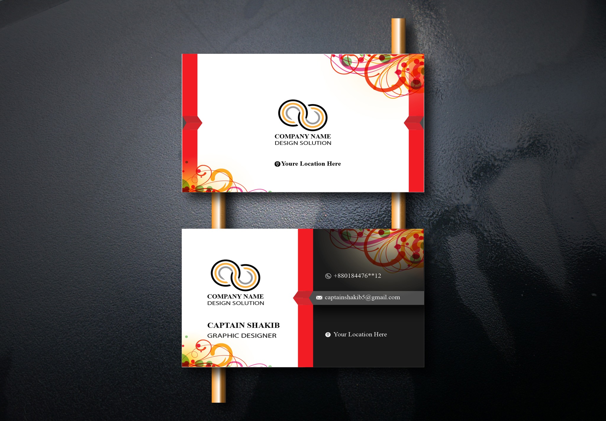 My work involves designing business cards and logos that are modern, minimalist, and luxurious.