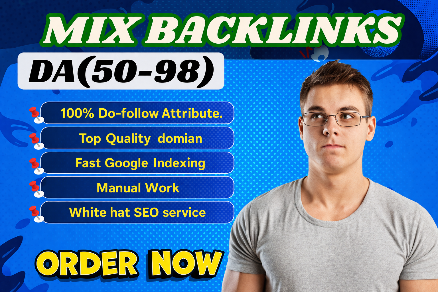 I will 120 build high quality Mix SEO backlinks for website ranking
