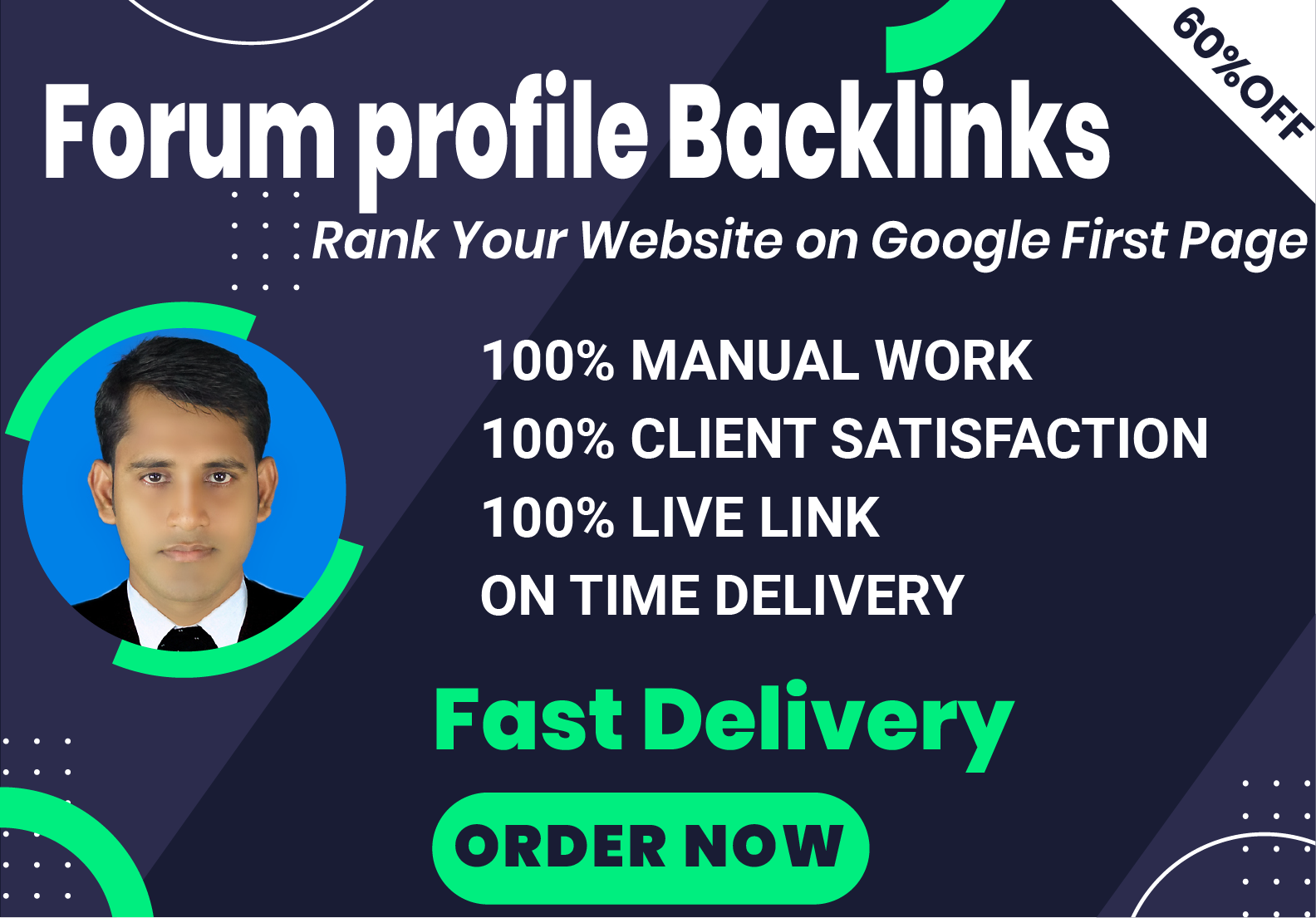 I will manually create 100 forums SEO Backlinks on high DA, PA Sites