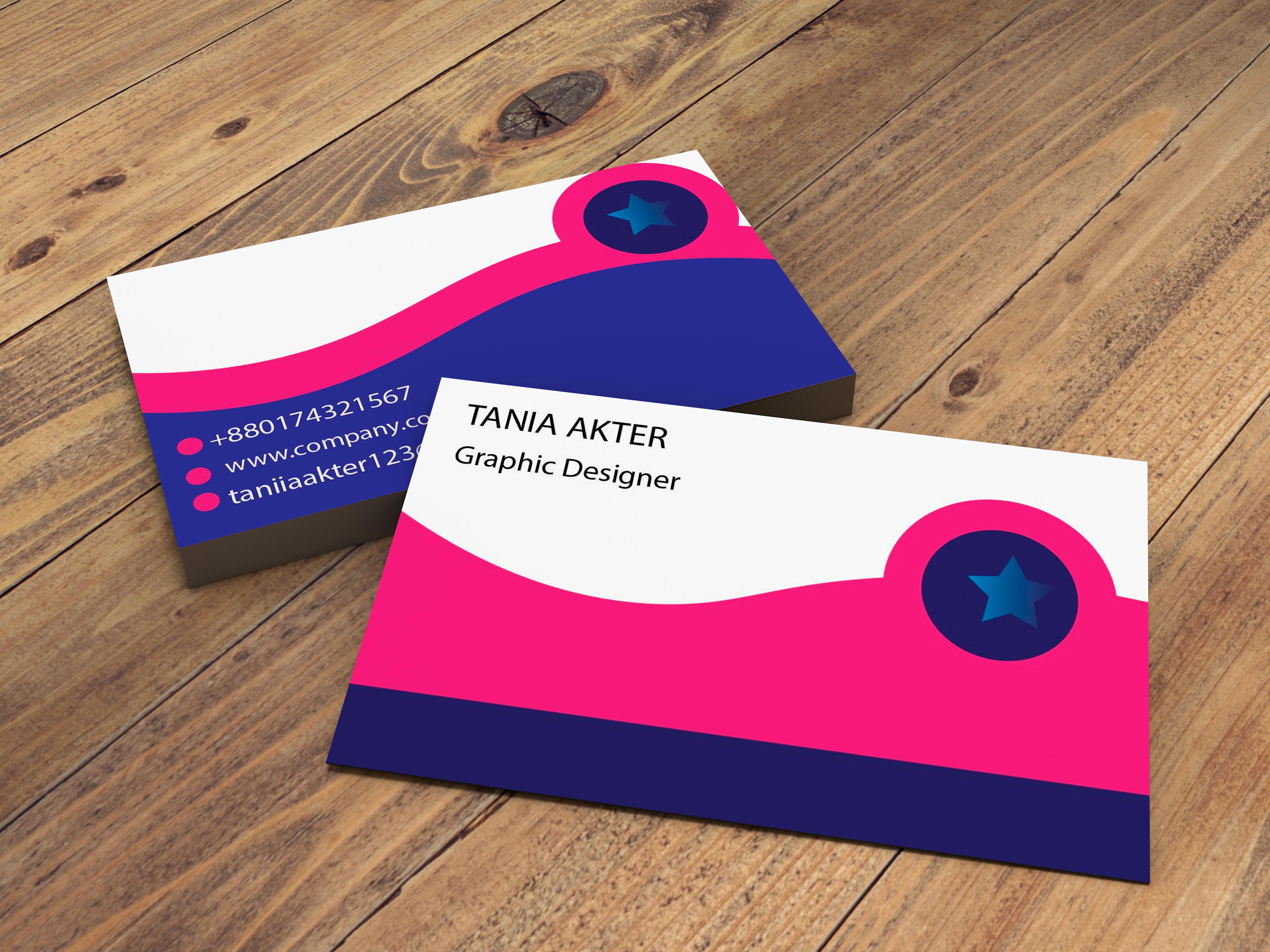 I will design professional business card for you with qr code