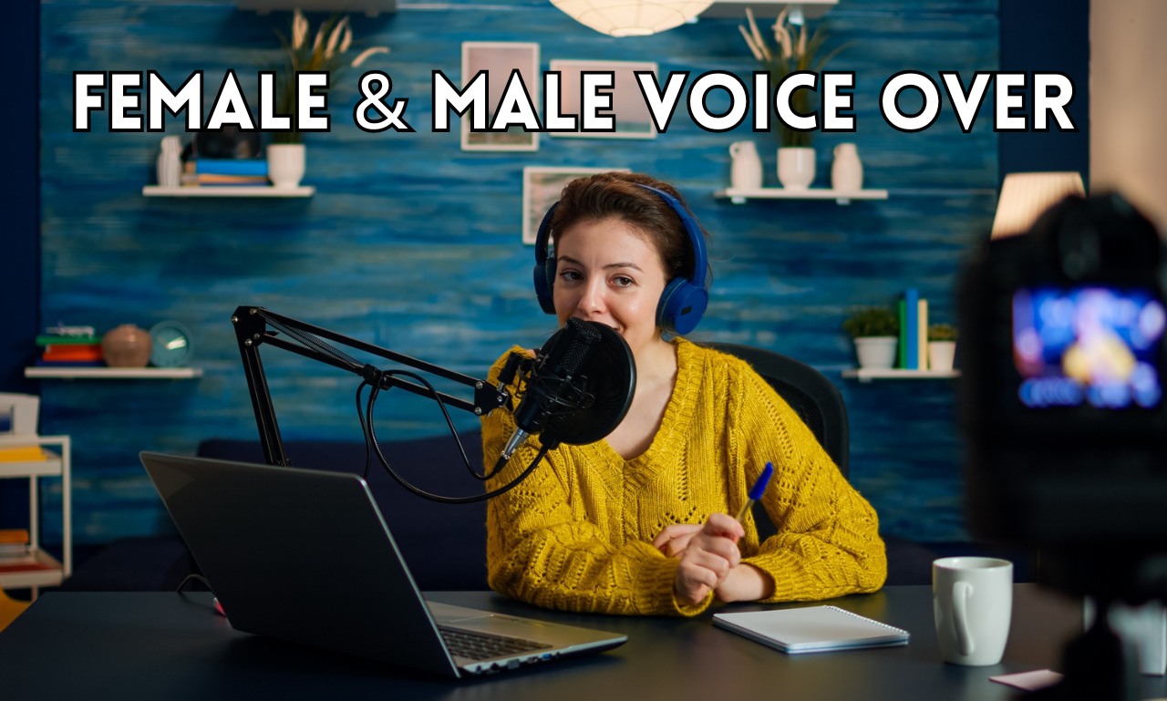 I will Do Female and Male Voice Over in 24 hours