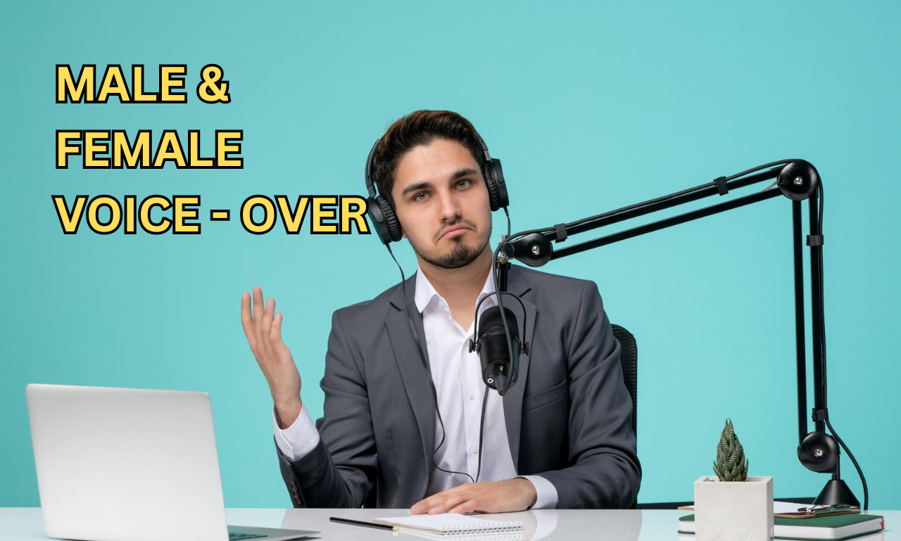 I will Do Female and Male Voice Over in 24 hours
