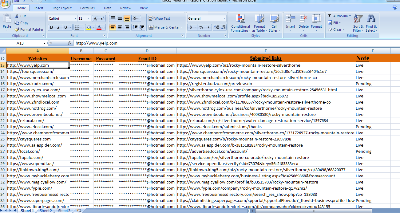 I will do 200 USA local citations, business listings