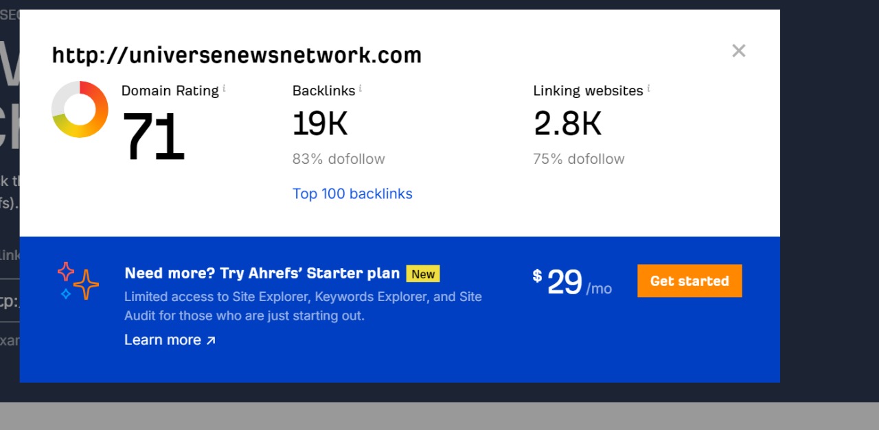 You Will Get DR Domain Rating 70 plus With Quality Seo Dofollow Backlinks