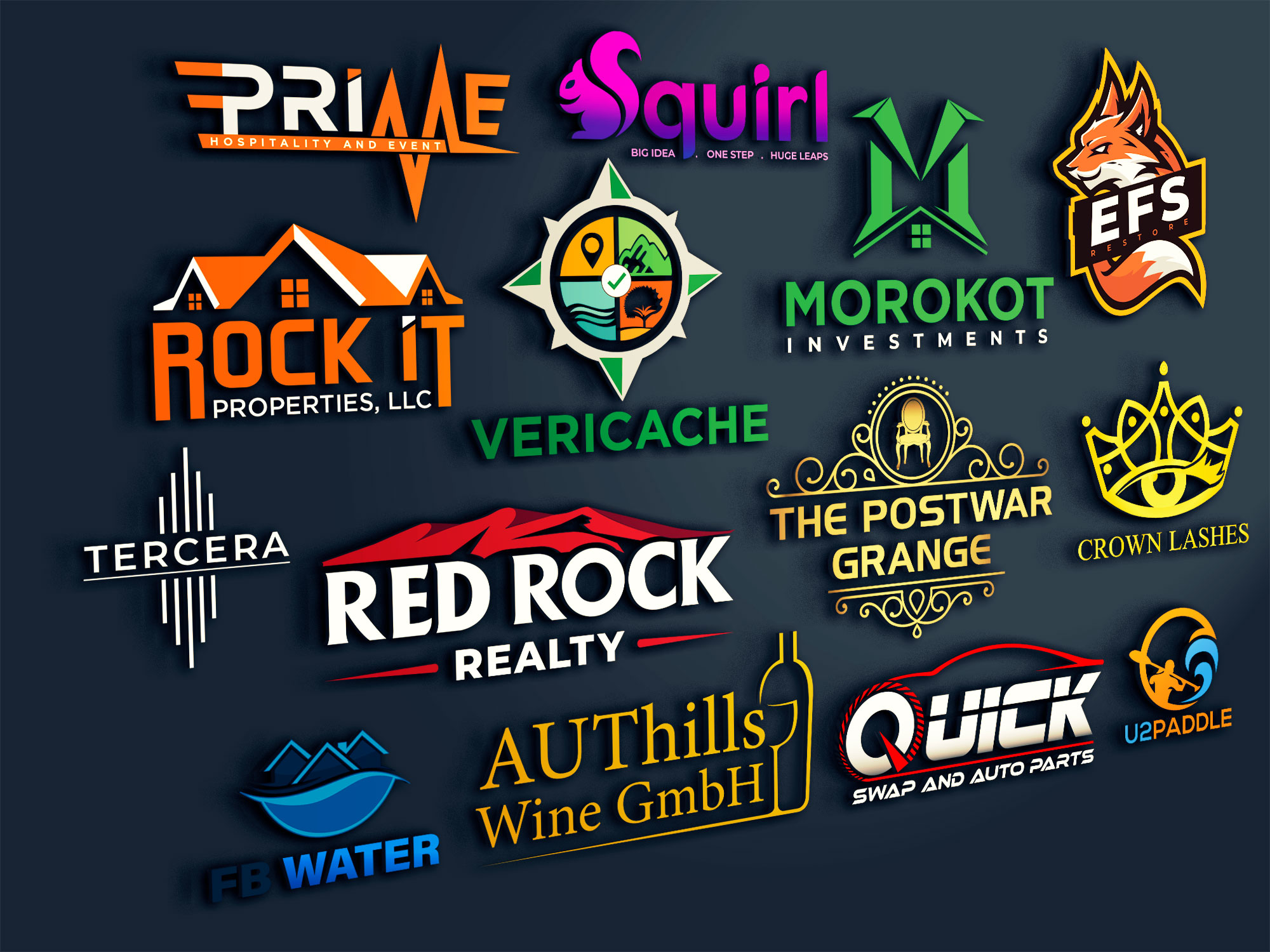 I will do unique and modern minimalist business or company logo within 24 hour