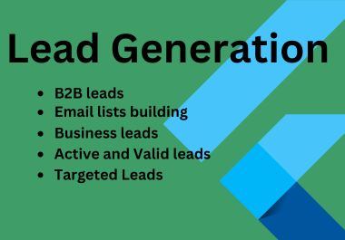Are you looking for a B2B lead generation expert to build a niche targeted email list?