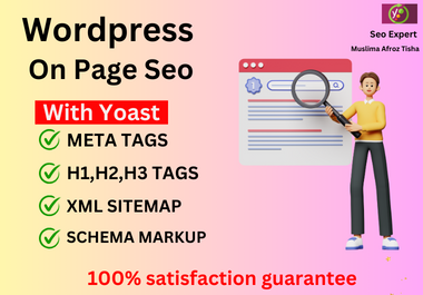 I specialize in on-page SEO and technical optimization for websites.