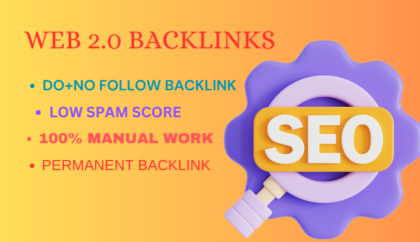 I will make high 70+ manual web 2.0 backlinks