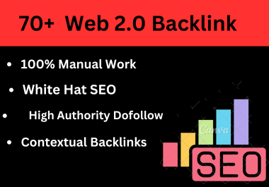 I will provide high da 70+ SEO dofollow backlinks white hat manual link building