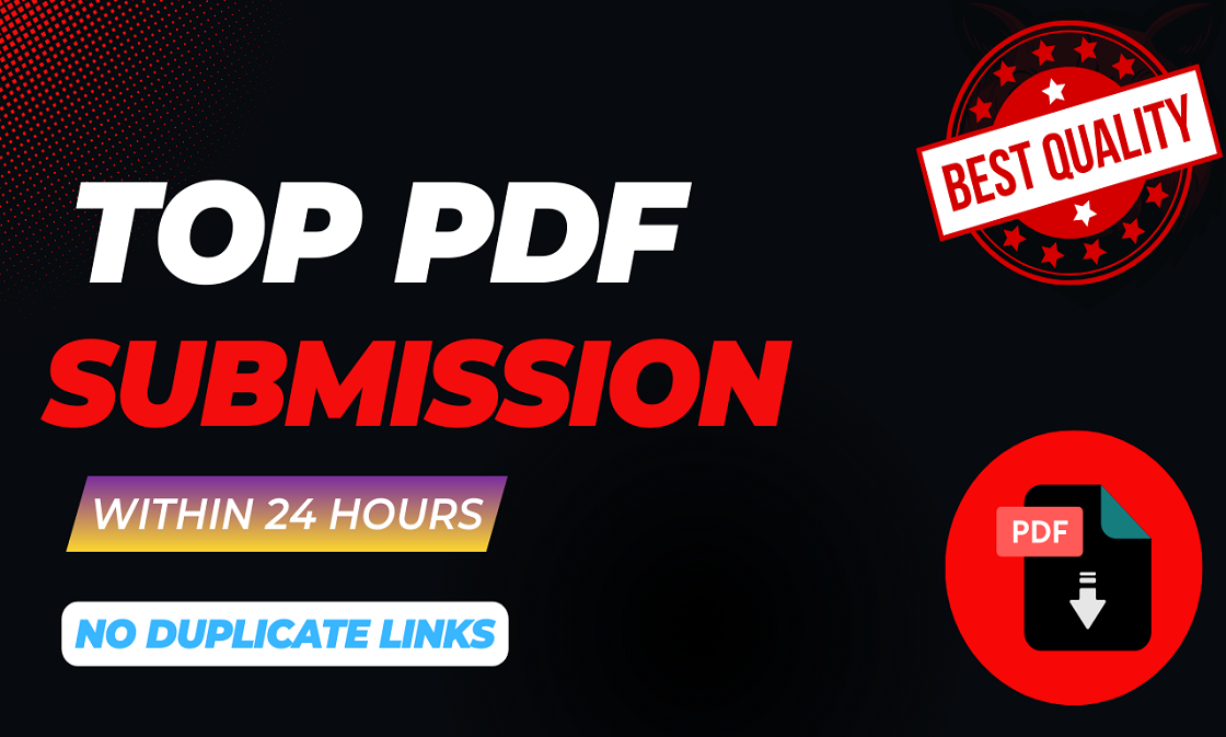 25 Manual PDF Submission Services for Dofollow Backlinks