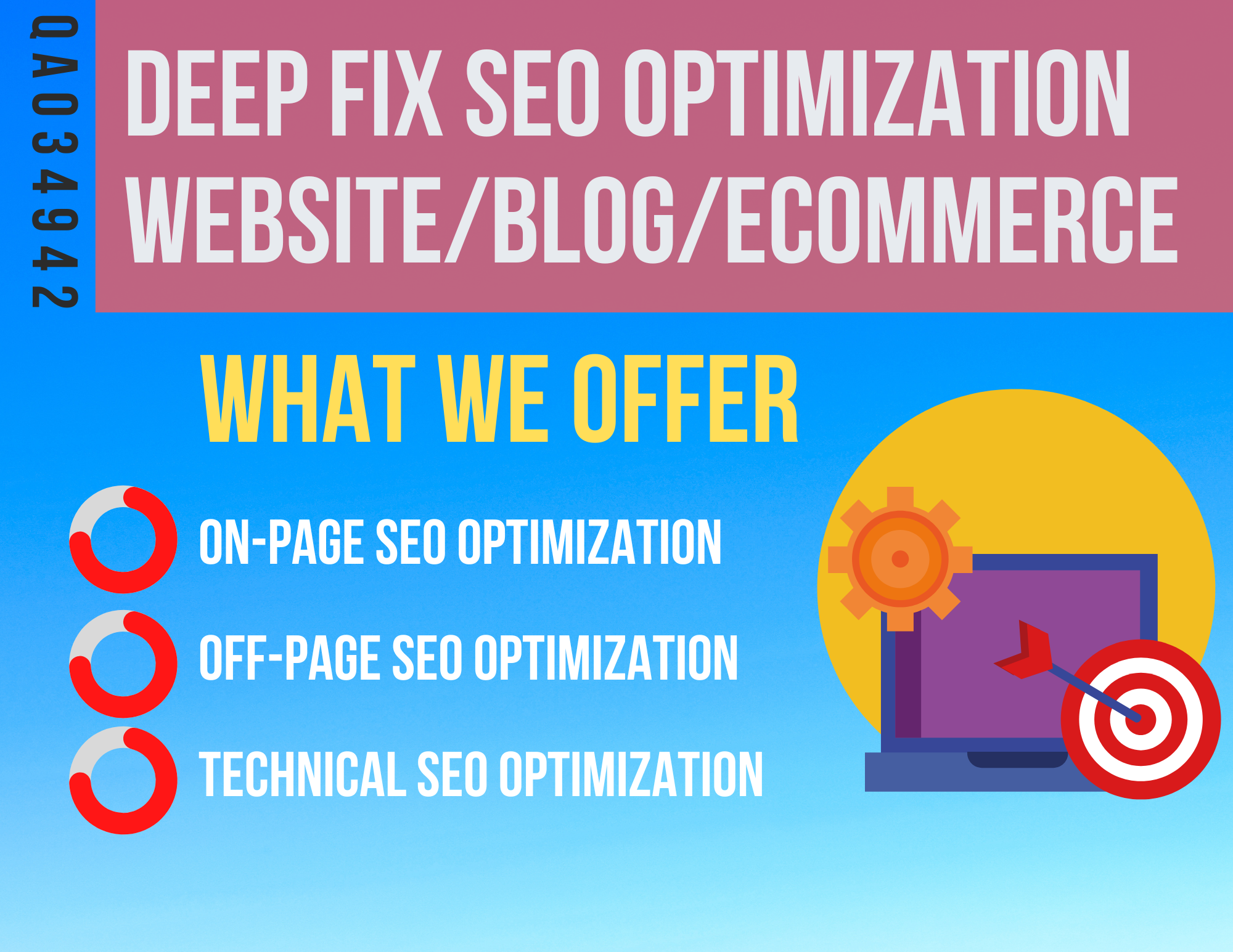 Onsite SEO Complete in the Few months