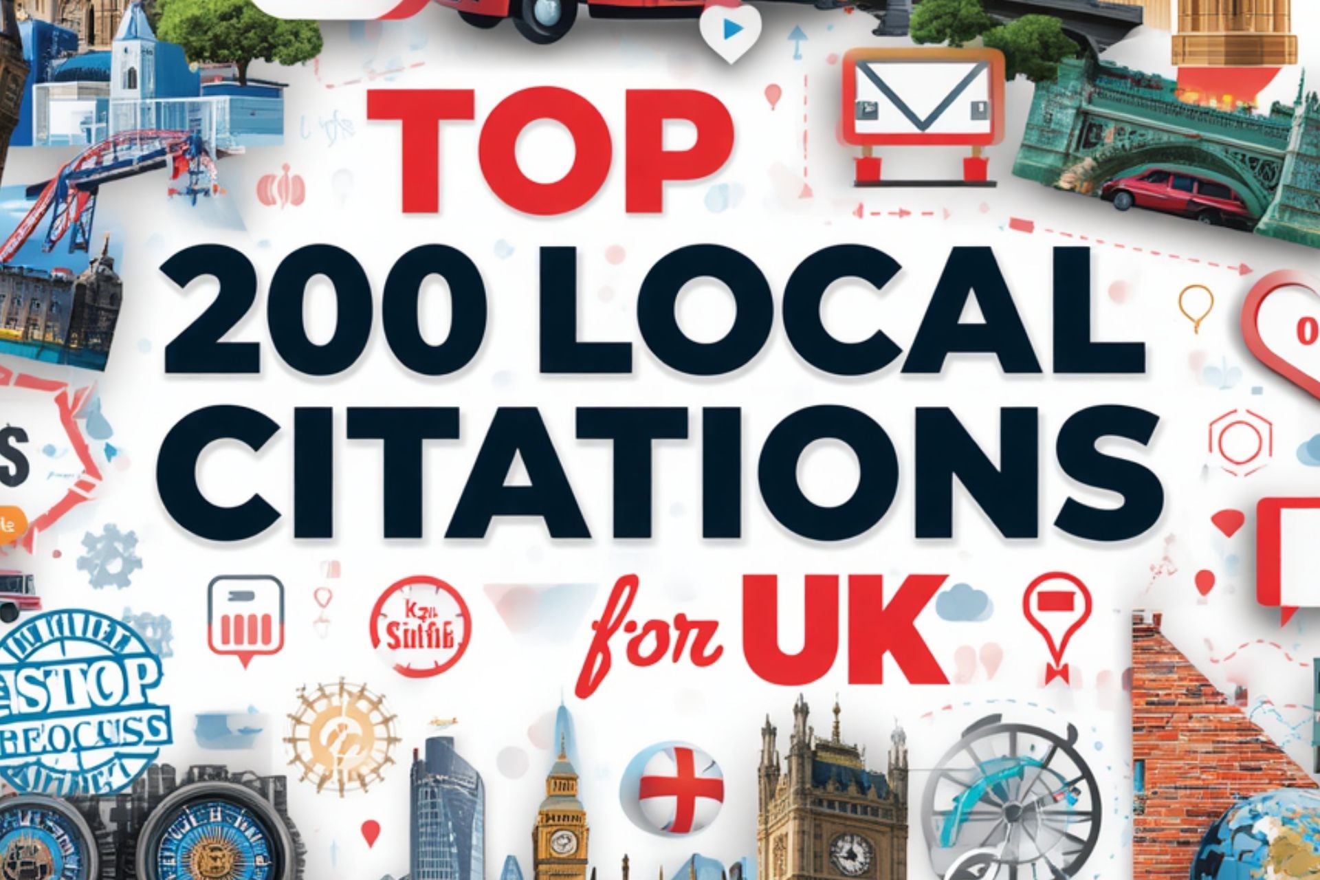 I will create top 100 live link local citations for the UK