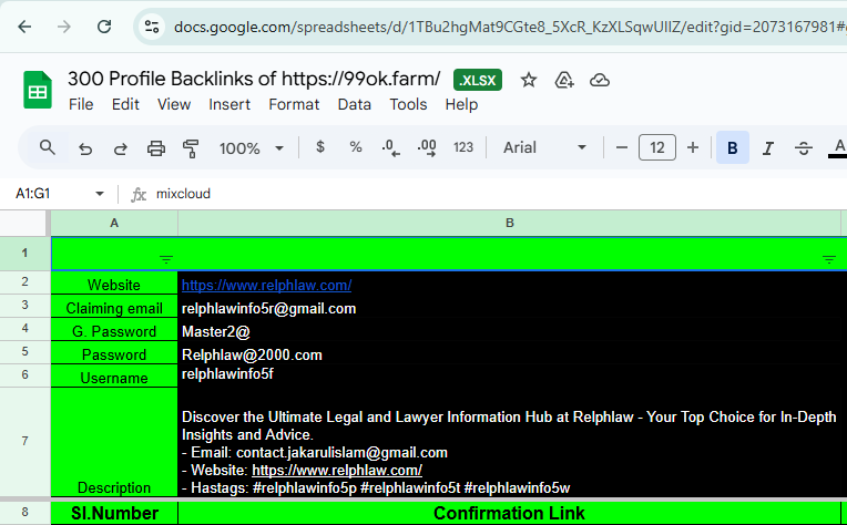 I Will Provide 100 Dofollow Profile Backlinks With DA 70 to 90 Plus Sites 