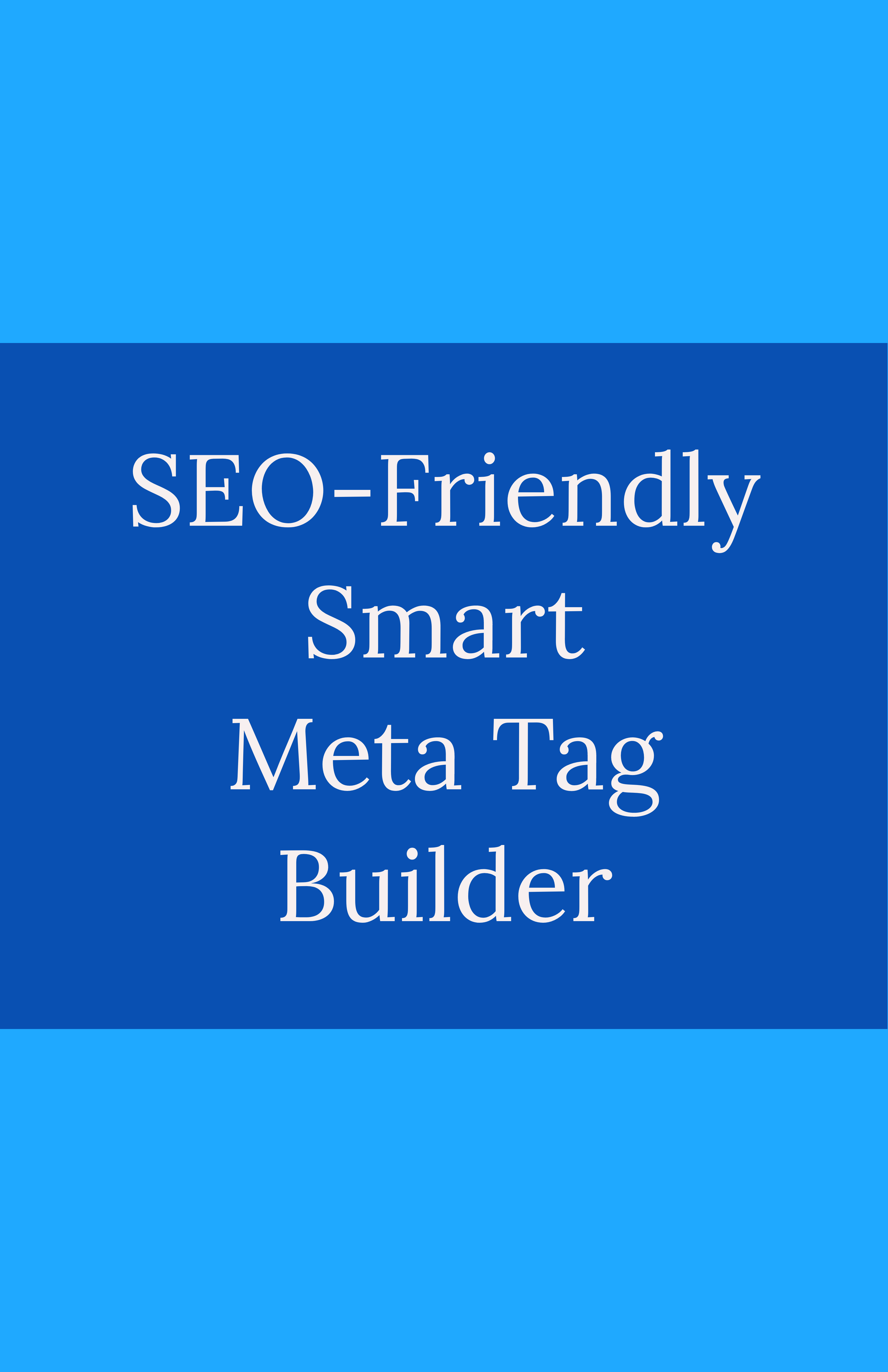 Smart Meta Tag Builder Software