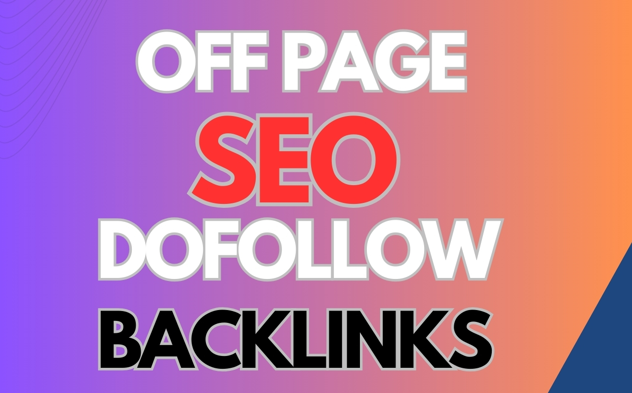 I will do high authority SEO dofollow backlinks manual link building