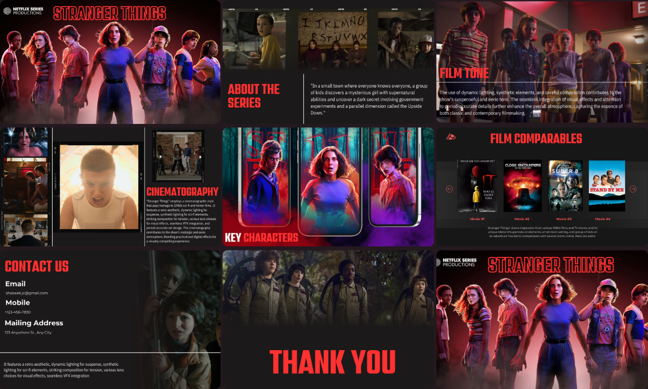 I will design attractive film pitch deck presentation, posters and tv series