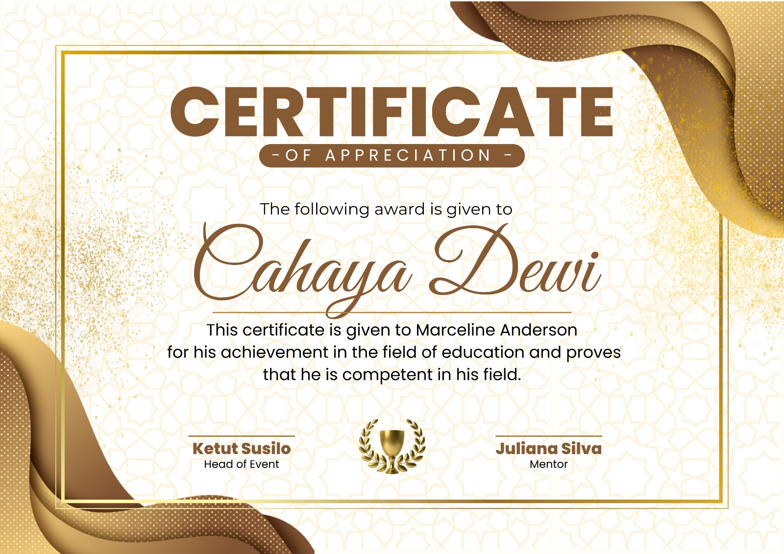 I will Design Professional Unique Certificate in Just 24hrs