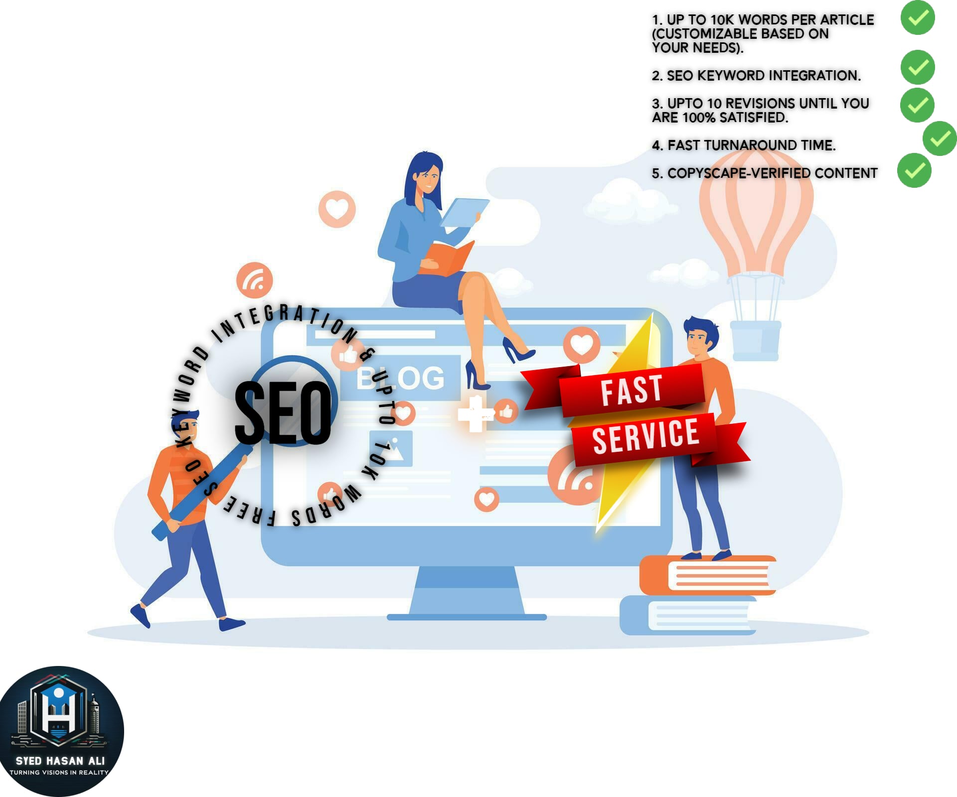 Expert Article Writer 1000 words | Engaging, SEO-Optimized Content for Your Blog or Website