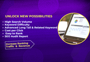  I will do Excellent Long tail Keyword Research, Competitor Analysis, and SEO Audit Services"