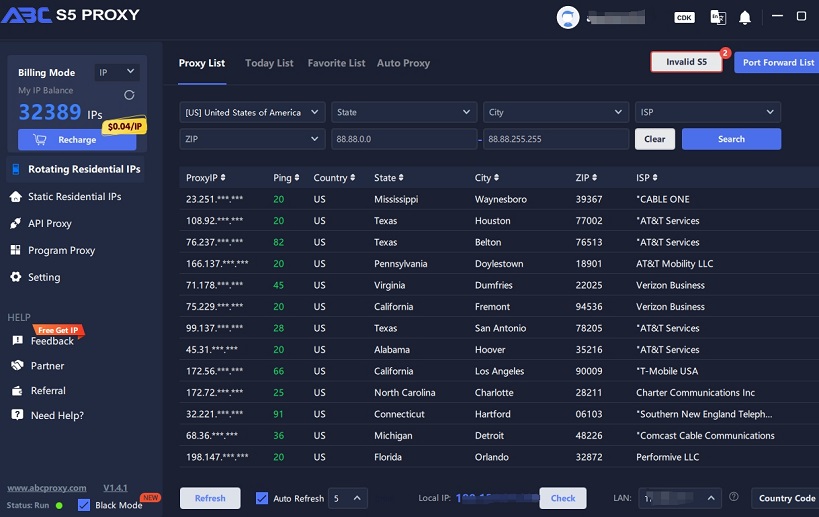 Premium Residential Proxies, just $0.77/GB, free proxy tool!
