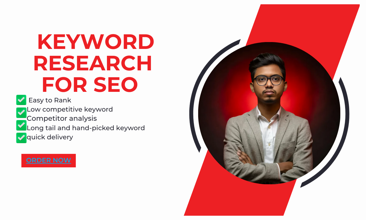I Will investigate SEO Keyword recharge and competitor analysis for Your Website 