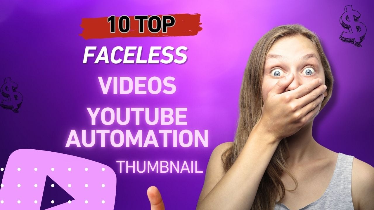 I will create top 10 cash cow faceless videos and you...