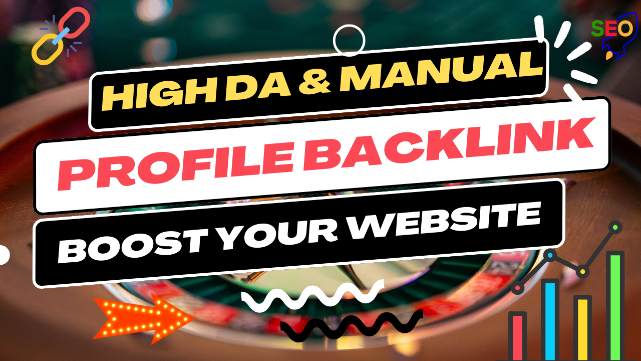 I Will Build High-Quality 100 Manual Profile Backlinks (10 Free Bonus) for Your Brand.