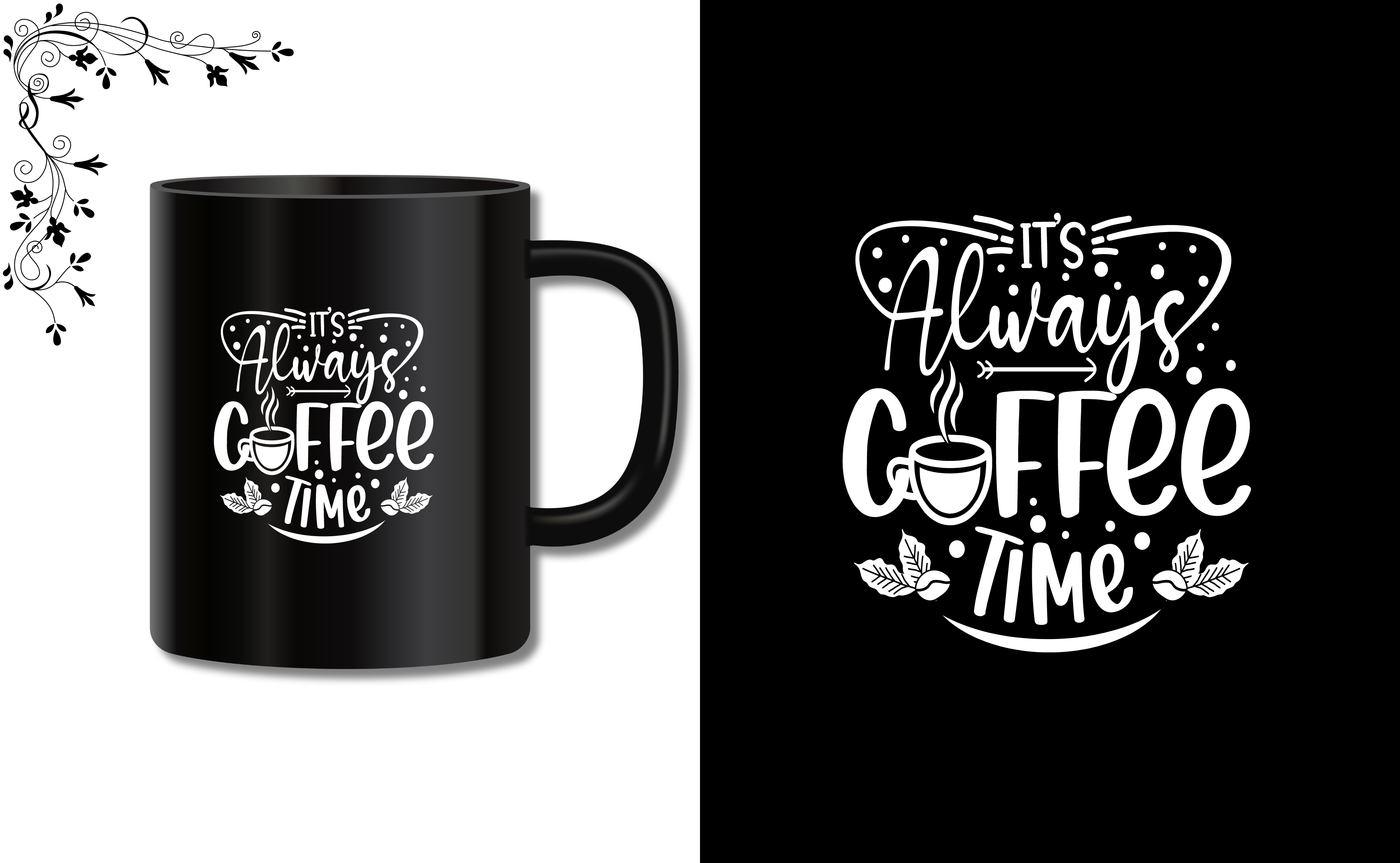 I will do 3 Custom Coffee Mug Design 