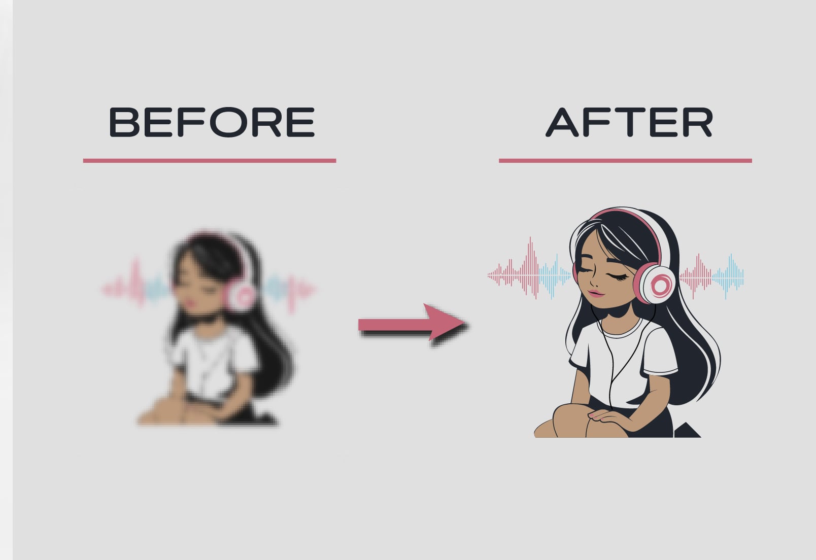 I will do redesign ,vectorize,convert to vector ,redraw vector for 24hrs.