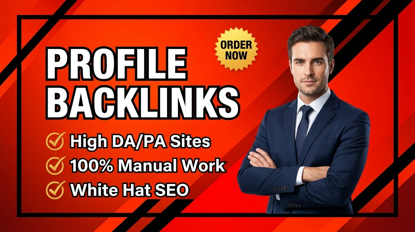I will do 60 SEO contextual dofollow profile backlinks with high quality link building