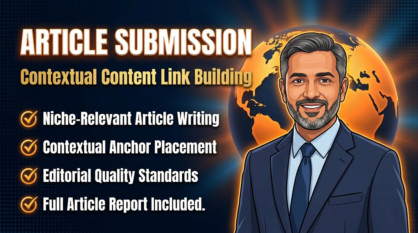 Placement of 15 Dofollow article submission backlinks on high quality platforms with fast indexing 