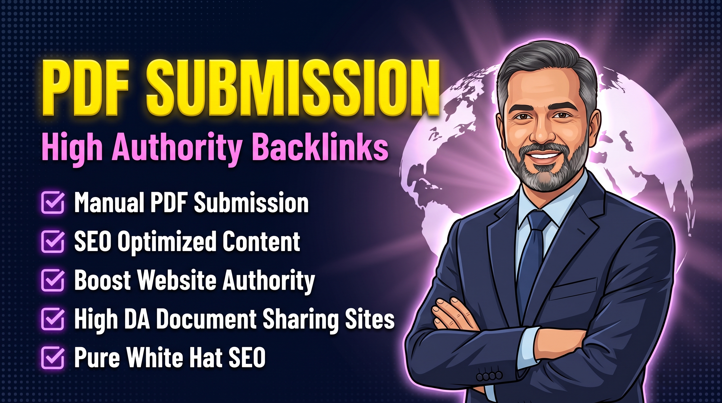 I will do 20 PDF submission manually Dofollow high da document sharing sites