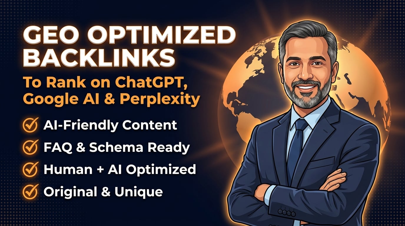 50 premium GEO Dofollow backlinks that help your website get cited and trusted by ChatGPT and AI sea