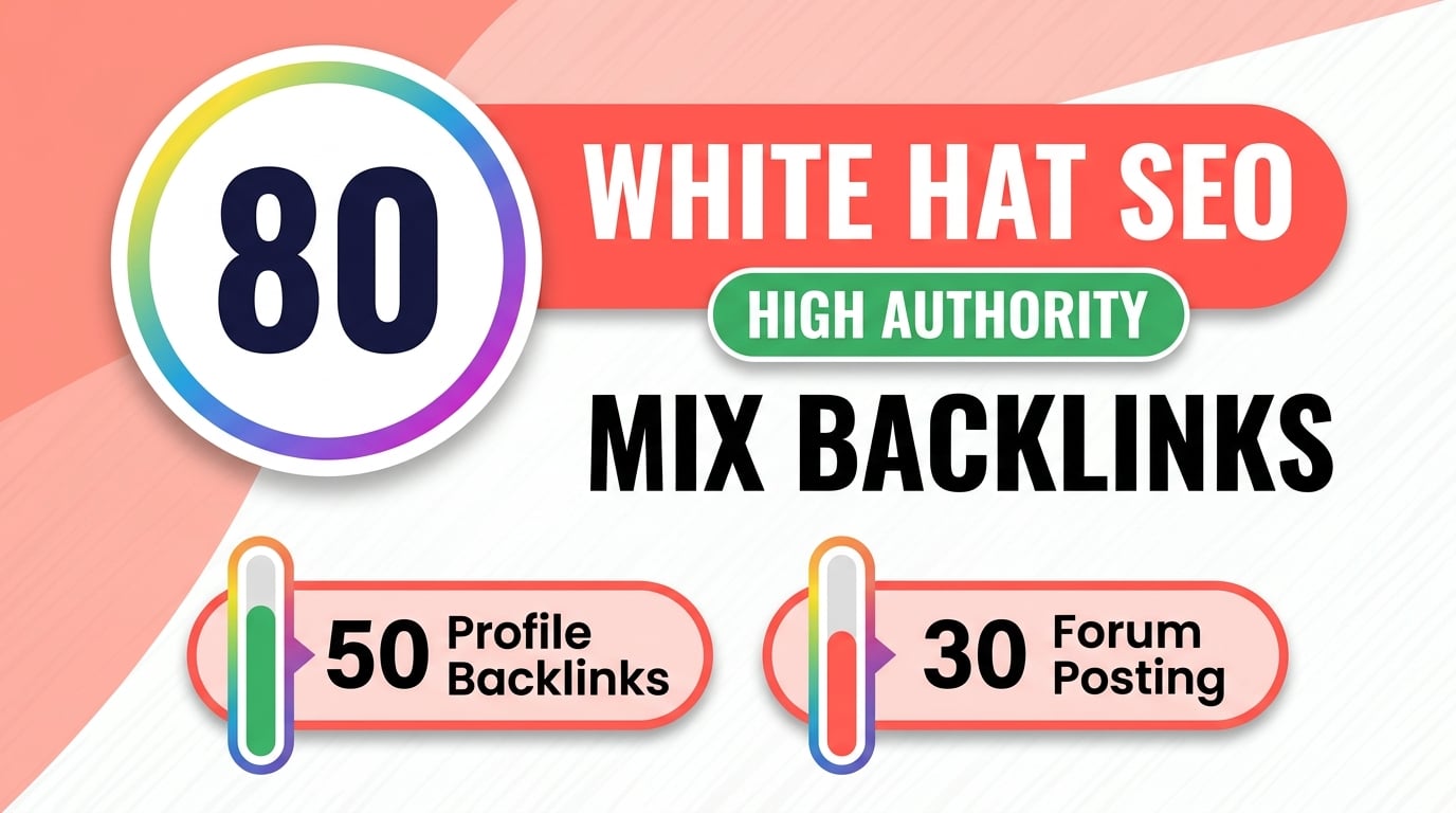 I will create Top Quality 80 SEO Mix Backlinks PR9 backlinks, Forum posting backlinks