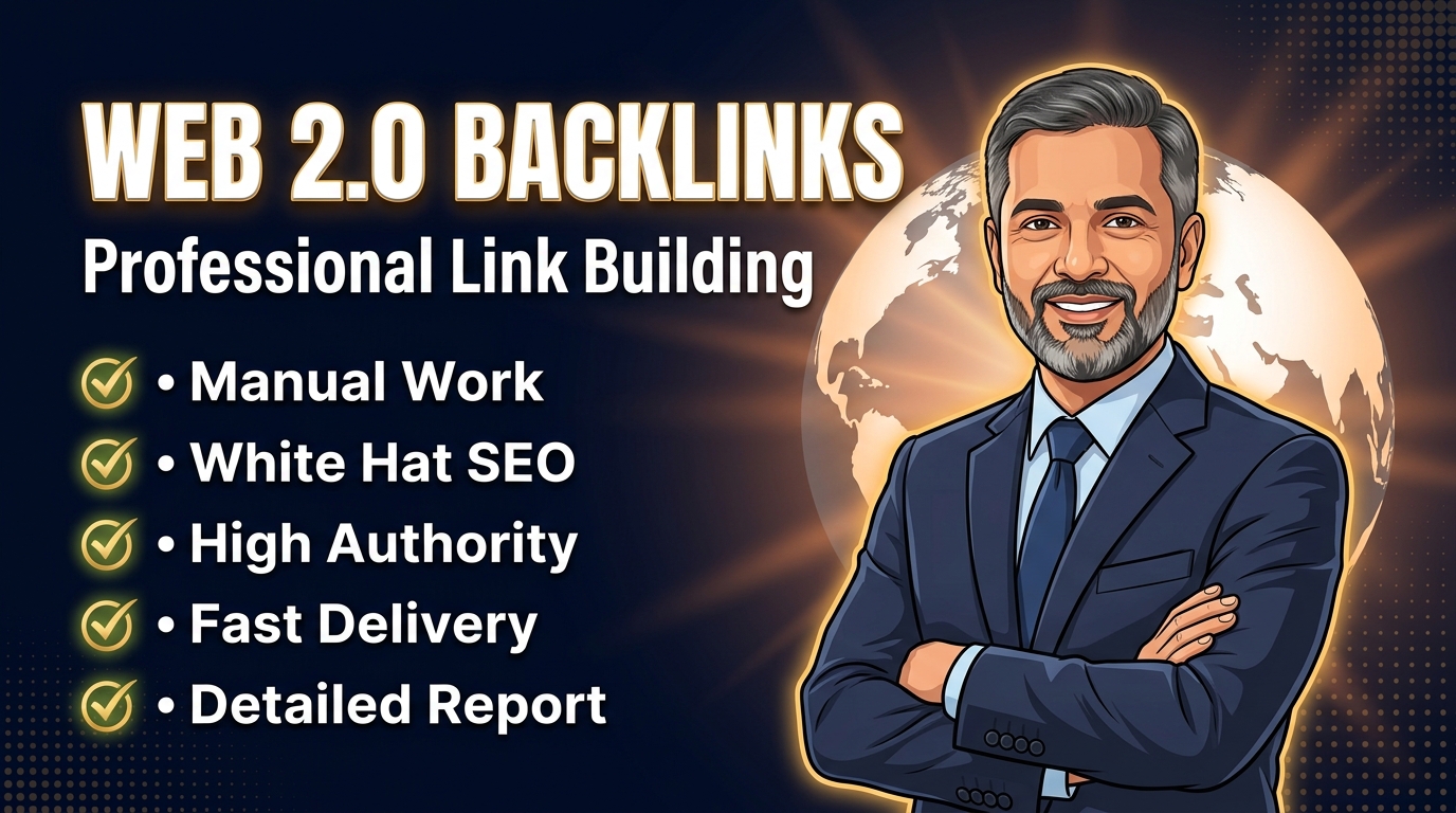 I Will Build 50 Web 2.0 Dofollow Backlinks to Boost Your Website Authority 