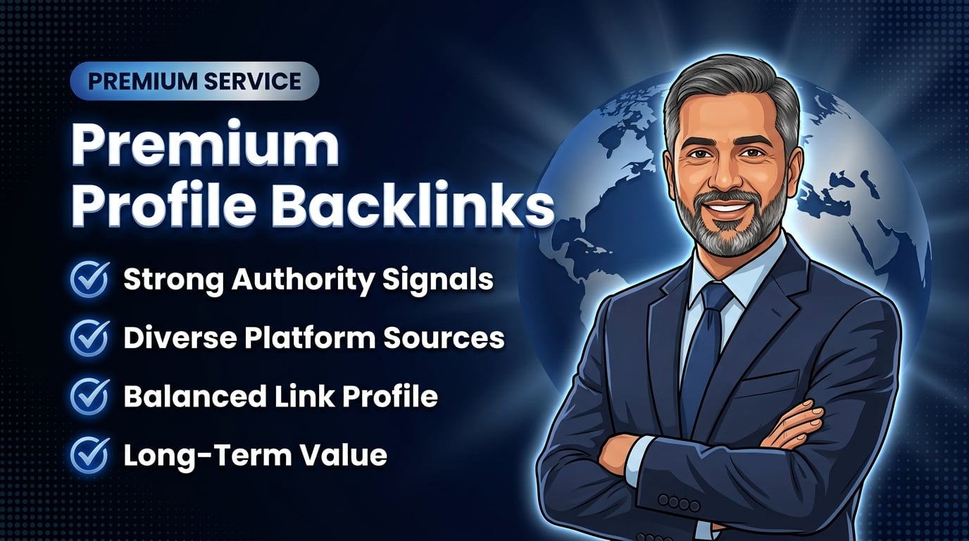 160 Manually Placed Profile Backlinks from High Authority, Diverse Platform Sources