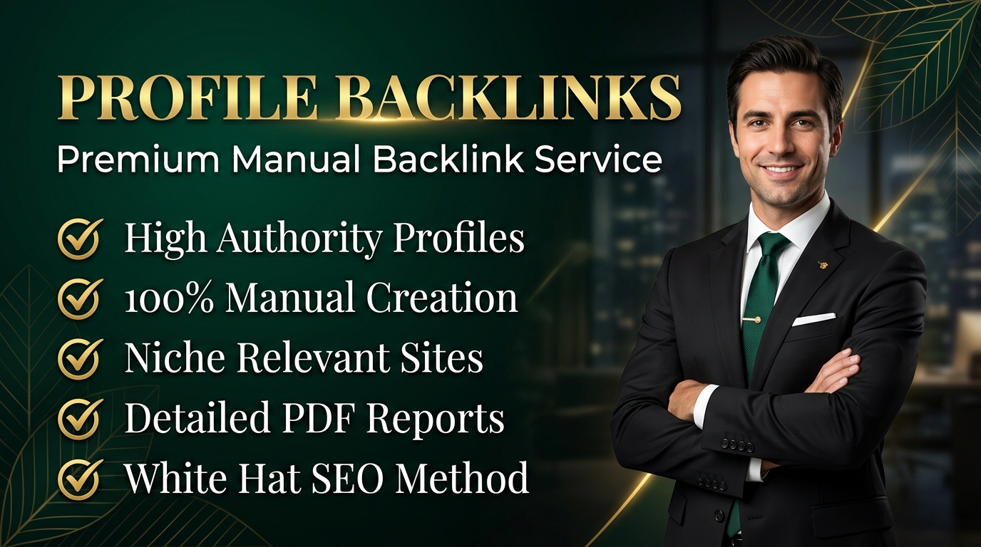 I Will Build 3-Tier 30 Trusted Profile Backlinks for Long-Term SEO