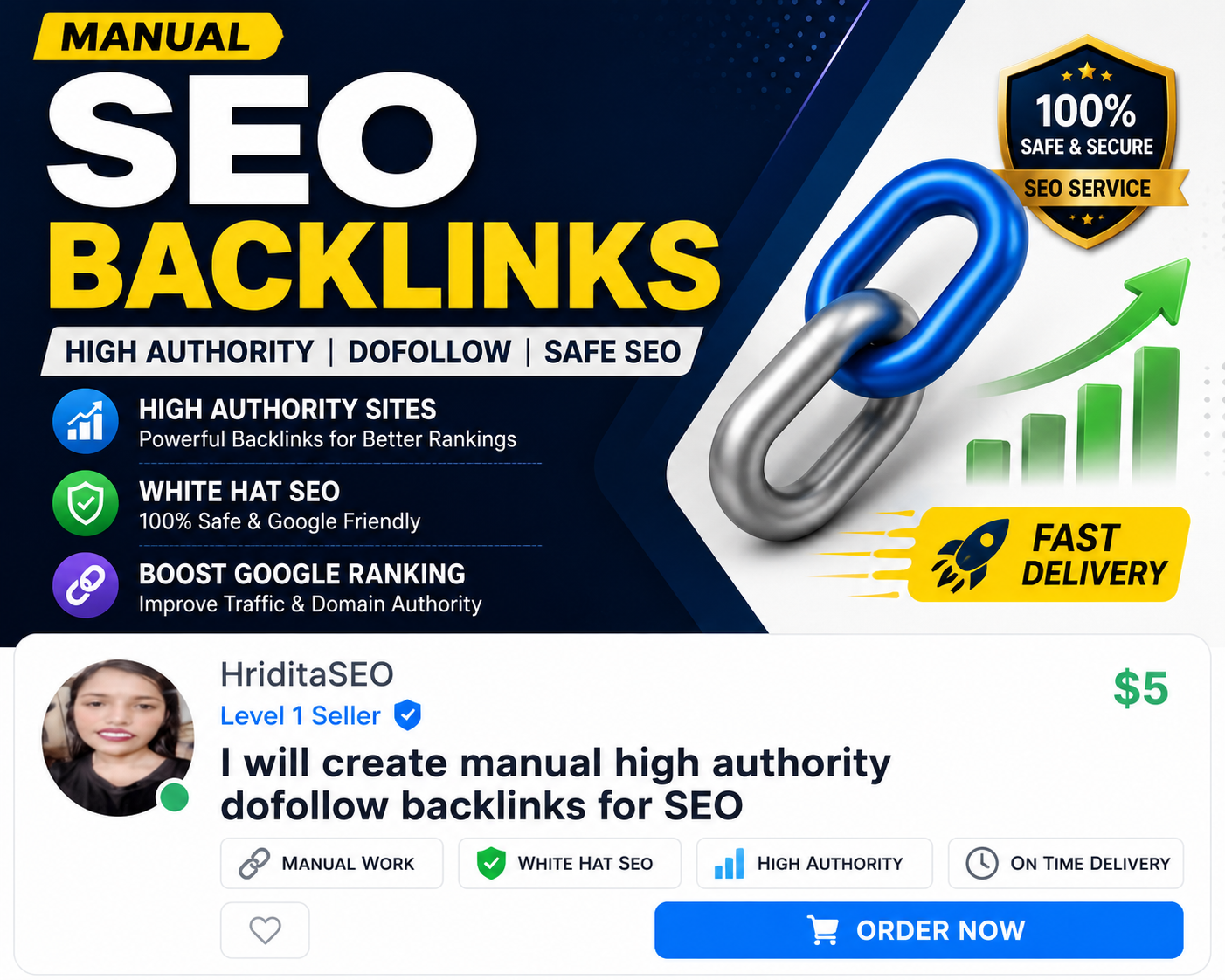 I can build high authority dofollow backlinks for SEO