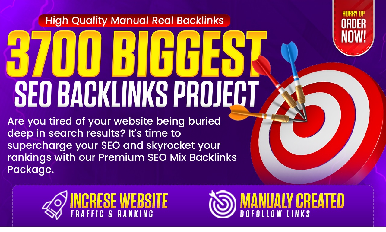 3700 High Power SEO Backlinks Campaign for Explosive Google Growth
