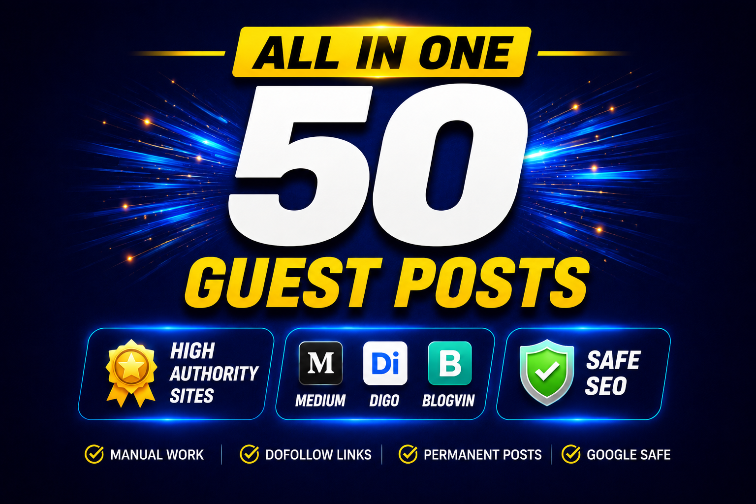 50 HIGH QUALITY DOFOLLOW GUEST POST