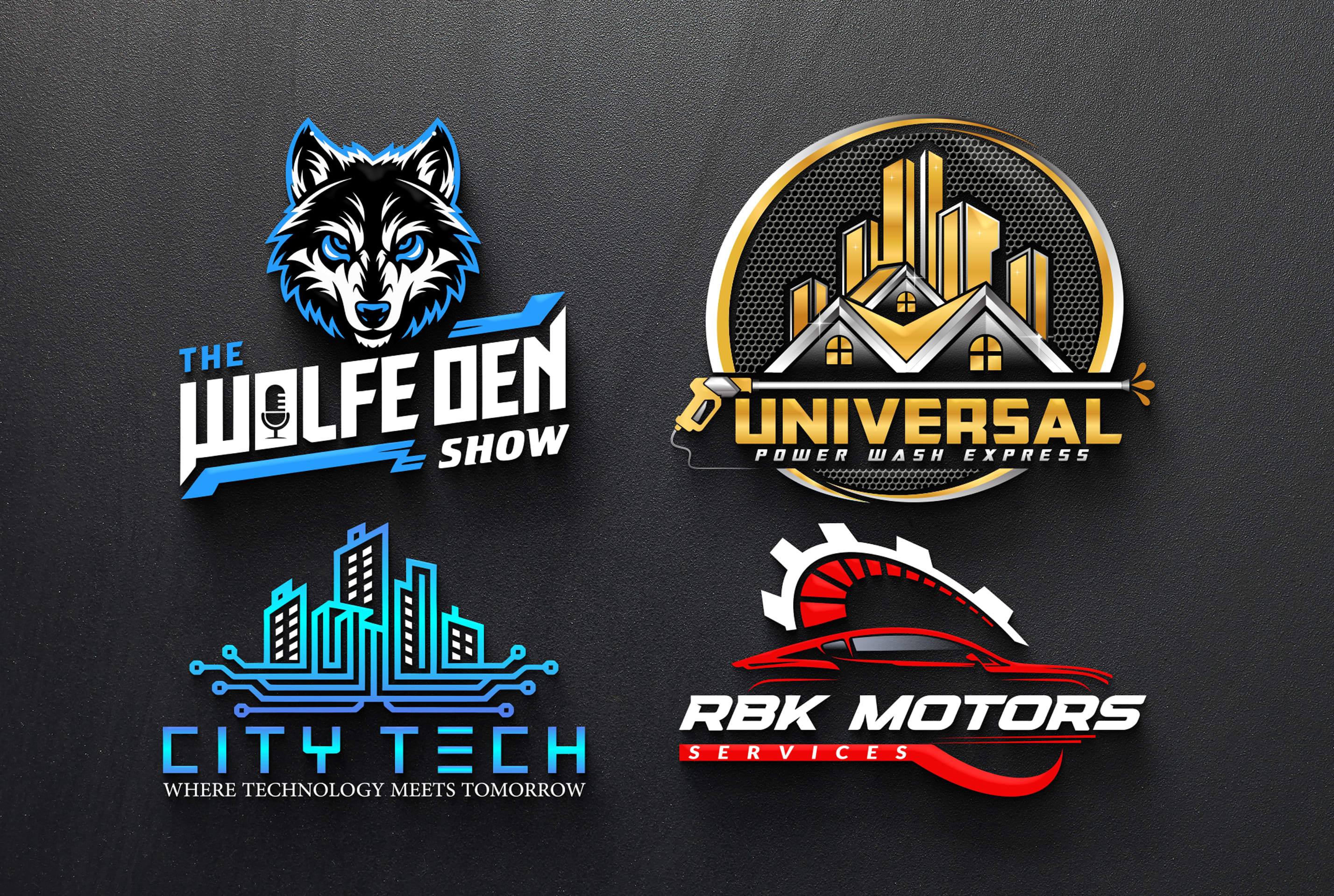 I will create trendy modern business logo design and redesign