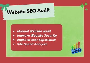  I Will Provide an Expert-Level SEO Website Audit Report for Your Site.