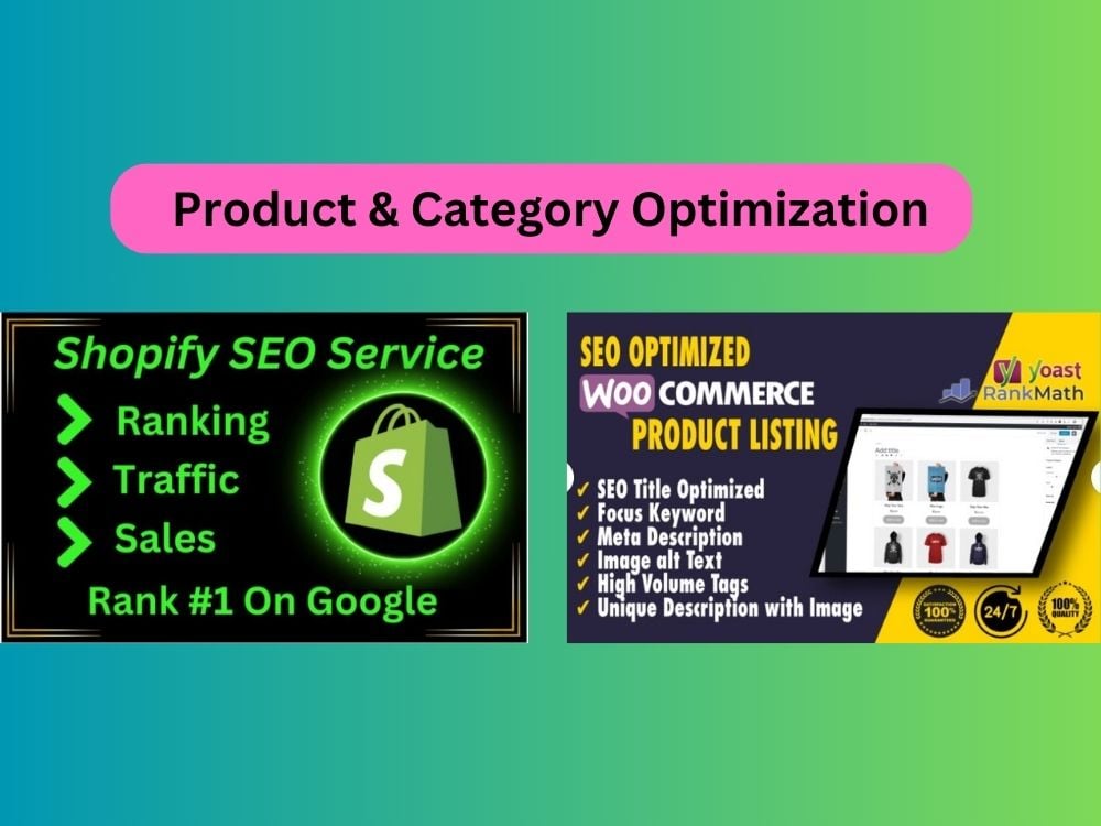 I will Ecommerce Product SEO for organic sales in Google ranking