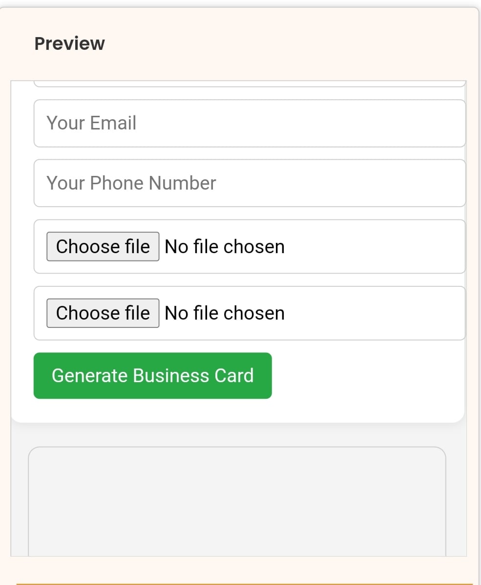 Custom Business Card Maker - Create & Download Professional Business Cards Instantly!